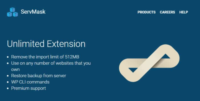 All in one wp migration unlimited extension