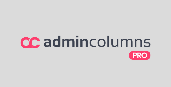 Admin Columns Pro