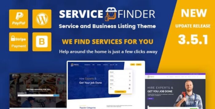 Service finder theme