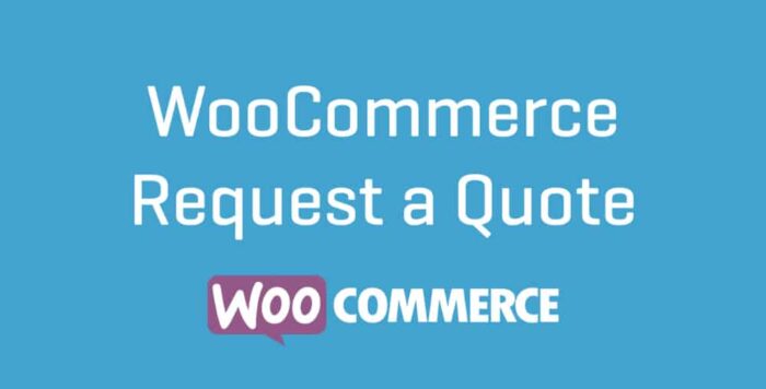 Woocommerce request a quote plugin